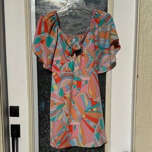 DOKOTOO Multicolor Smocked Top